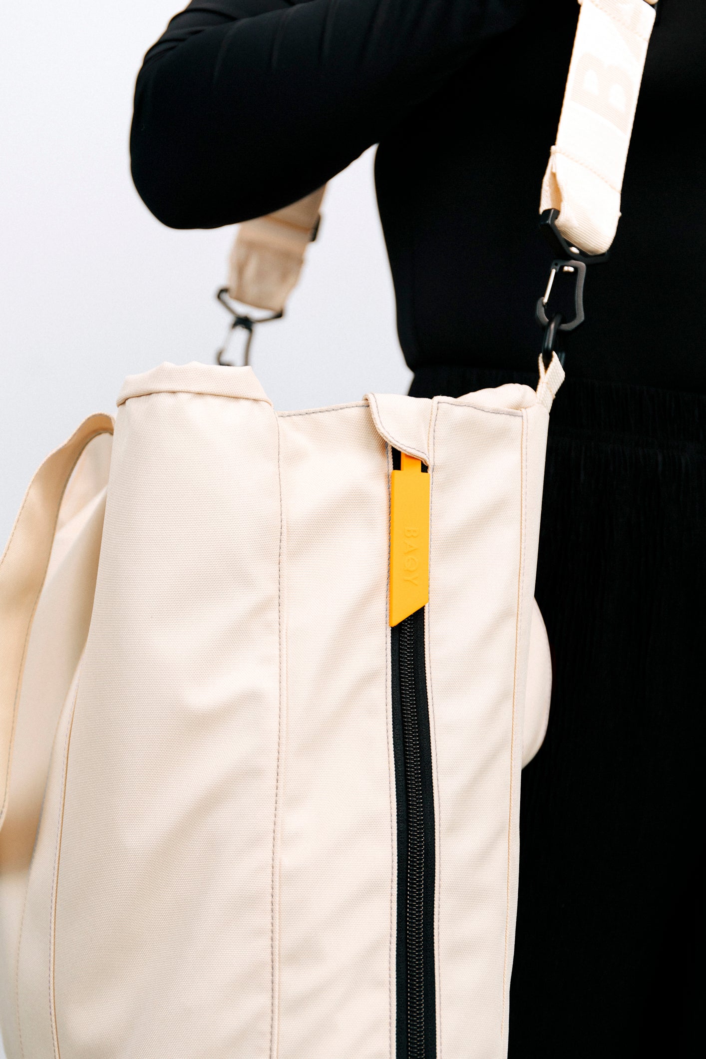 BAQY Tote Bag - Oat White